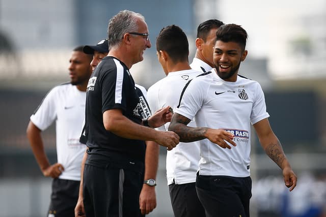 Gabigol e Dorival Júnior