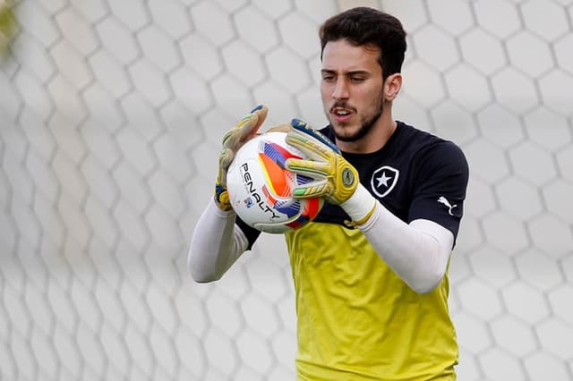 Helton Leite, goleiro do Botafogo (Foto: Satiro Sodré/Sspress)