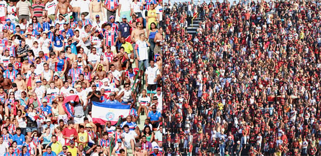 Torcida Bahia x Vitoria (foto:Divulgação)