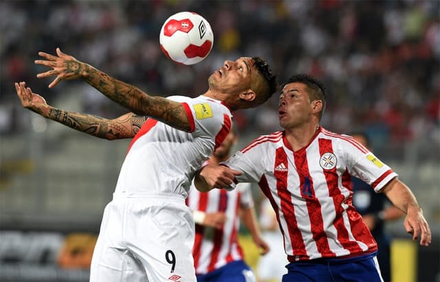 Peru x Paraguai (foto:AFP)