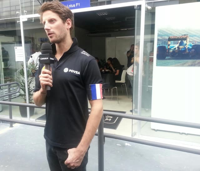 Romain Grosjean - Atentados em Paris (Foto: LANCE!)