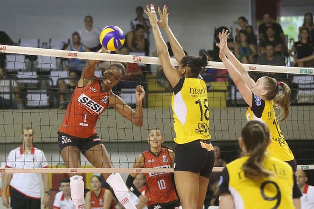 Volei - Sesi-SP x São Bernardo (foto:Divulgação)