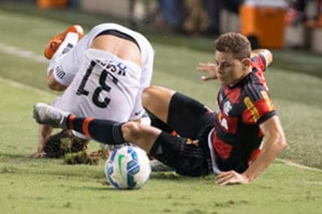 Santos x Flamengo (Foto: Luiz Fernando Menezes/Fotoarena/Lancepress!)