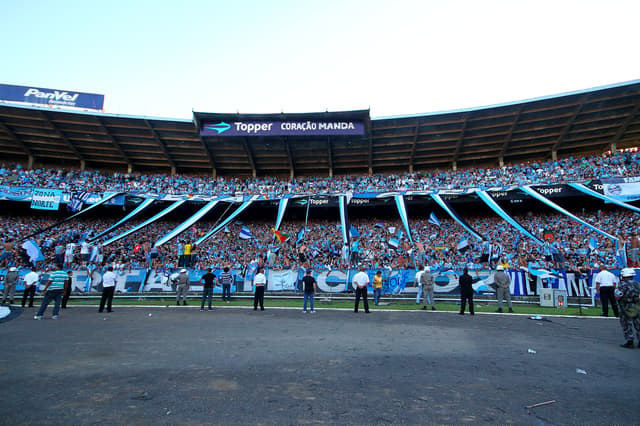 Último jogo do Grêmio no Olímpico (Foto: Lucas Uebel/Grêmio)