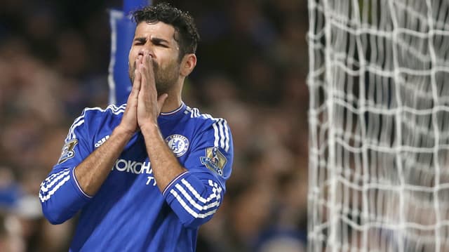 HOME - Chelsea x Bournemouth - Campeonato Inglês - Diego Costa (Foto: Ben Stansall/AFP)