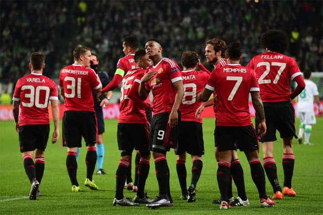 WOLFSBURG X MANCHESTER UNITED (Foto:AFP)