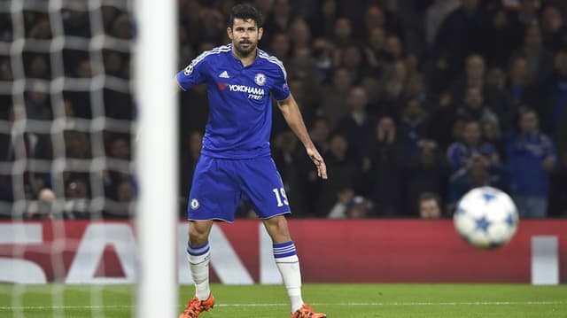 HOME - Chelsea x Porto - Liga dos Campeões - Diego Costa (Foto: Ben Stansall/AFP)