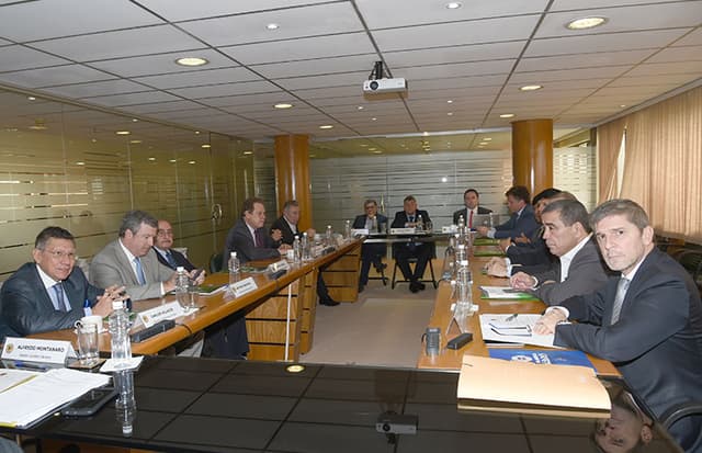 Reunião da Conmebol (Foto: Divulgação)