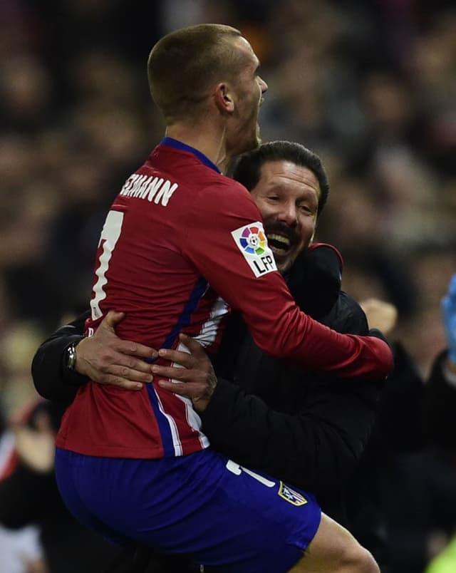 Griezmann foi novamente decisivo para o Atlético de Madrid (Foto: Javier Soriano / AFP)