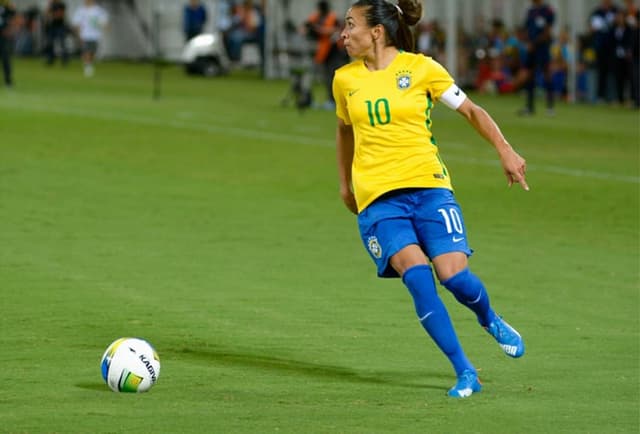 Brasil x Mexico - Marta (foto:Divulgação/CBF)