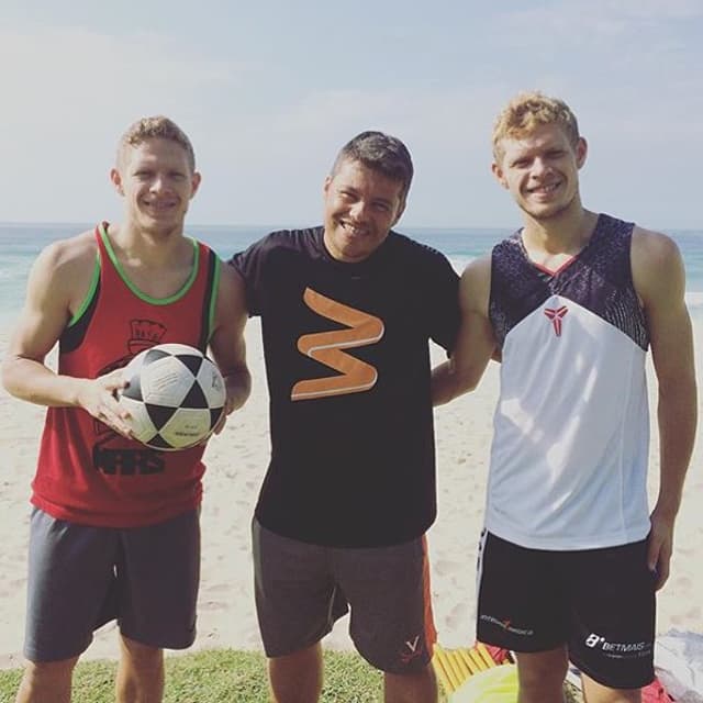 Marlone durante treino no Rio de Janeiro (Foto: Reprodução/Instagram)