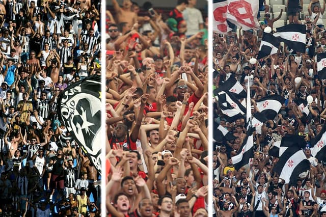 Torcidas de Botafogo, Flamengo e Vasco