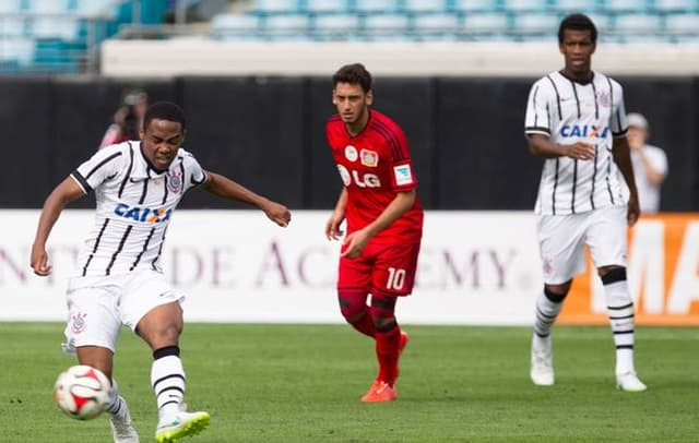 JANEIRO - Corinthians faz pré-temporada no Estados Unidos, disputando a Florida Cup. Um dos rivais foi o Bayer Leverkusen&nbsp;