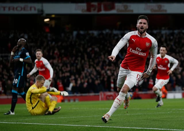 Arsenal x Manchester City (foto:AFP)