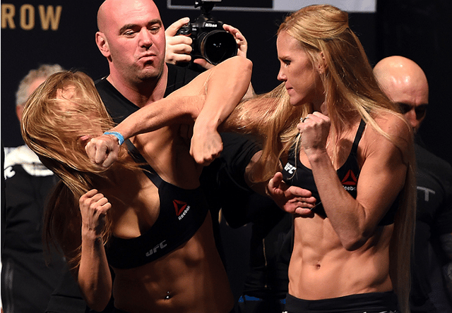 Ronda e Holm se enfrentaram no UFC 193