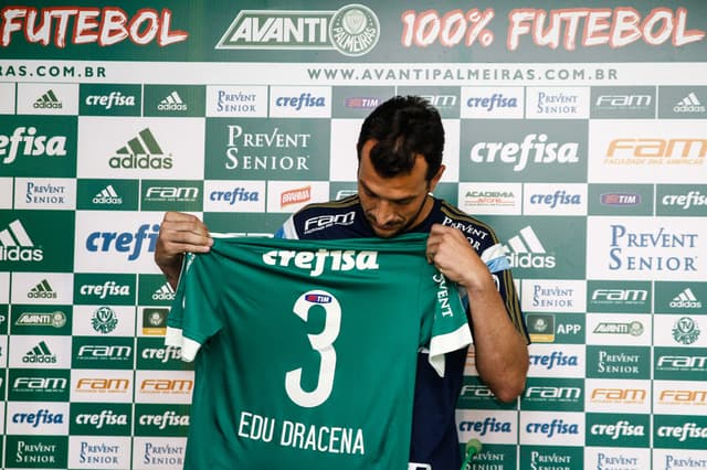 Apresentação do Edu Dracena no Palmeiras