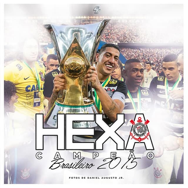 Livro oficial do hexa conquistado pelo Corinthians em 2015