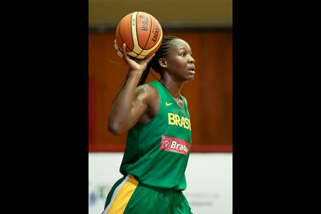 Treino da seleção Brasileira de Baskete