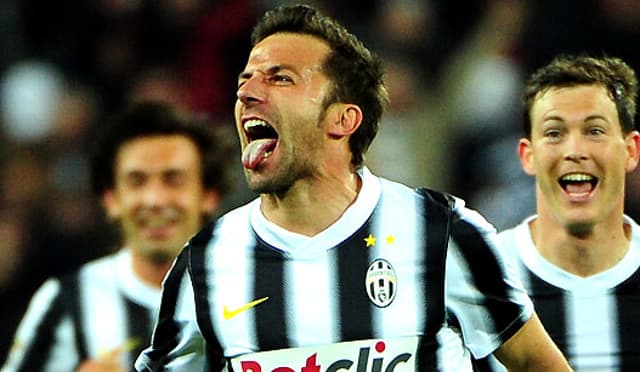 Del Piero pela Juventus (Foto: Olivier Morin/AFP)