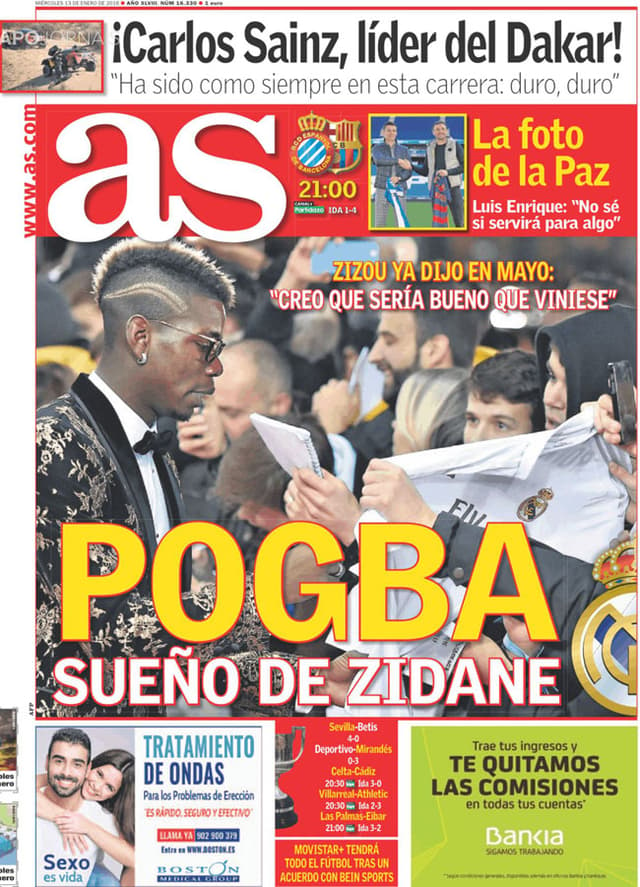 Pogba - Capa do As (Foto: Reprodução)