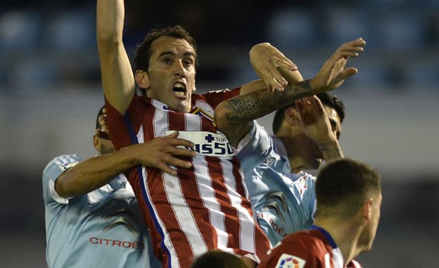 Diego Godín - Celta de Vigo x Atlético de Madrid (Foto: Miguel Riopa / AFP)