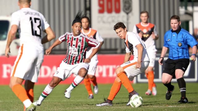 HOME - Shakhtar Donetsk x Fluminense - Florida Cup - Ronaldinho Gaúcho (Foto: Gregg Newton/AFP)