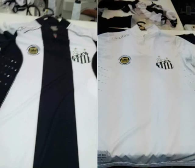 Novas camisas do Santos