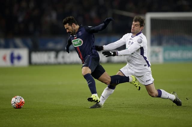 Lavezzi - PSG x Toulouse (Foto: Kenzo Tribouillard / AFP)