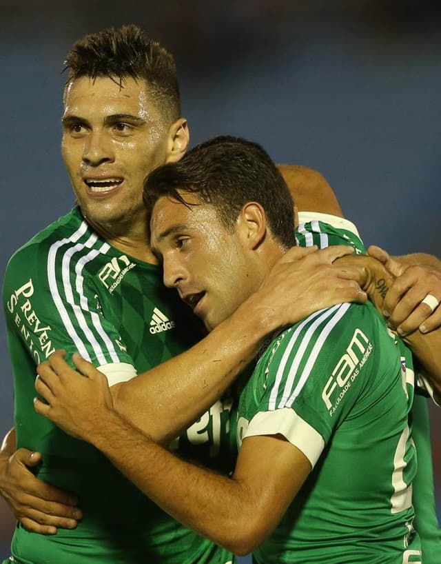 Allione e Moisés - FOTO: Cesar Greco/Palmeiras