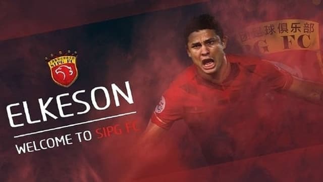 Elkeson - Shanghai SIPG (Foto: Divulgação)