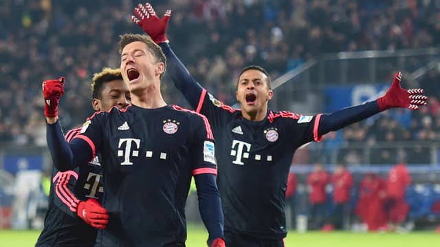 HOME - Hamburgo x Bayern de Munique - Campeonato Alemão - Lewandowski (Foto: John Macdougall/AFP)