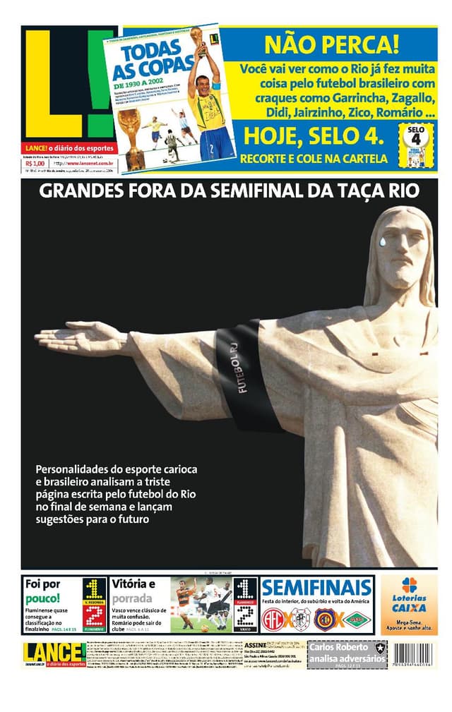 Relembre o desempenho do Vasco nos últimos dez anos no Carioca. Em 2006, Cruz-Maltino foi o 9º colocado