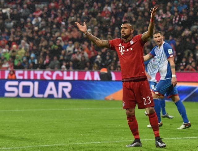 Vidal - Bayern x Hoffenheim (Foto: Lukas Barth / AFP)