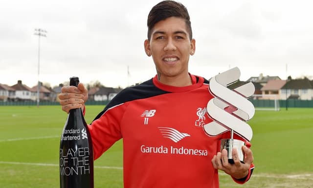 Roberto Firmino foi eleito o melhor jogador do Liverpool em janeiro (Foto: Divulgação)