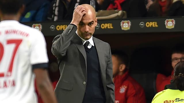 HOME - Bayer Leverkusen x Bayern de Munique - Campeonato Alemão - Guardiola (Foto: Patrik Stollarz/AFP)