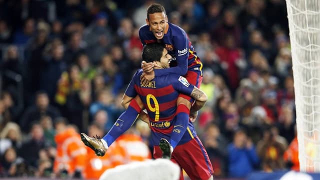 Neymar e Suárez - Barcelona