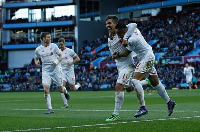 Firmino e Clyne - Aston Villa x Liverpool