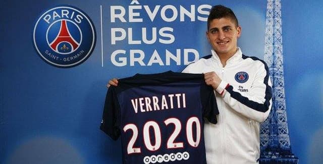 Verratti renova com PSG até 2020