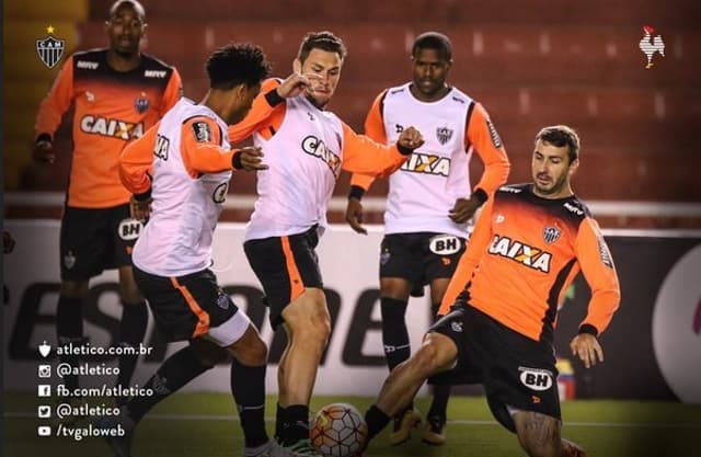 Treino terça Atlético-MG (Foto: Bruno Cantini / Atlético-MG)