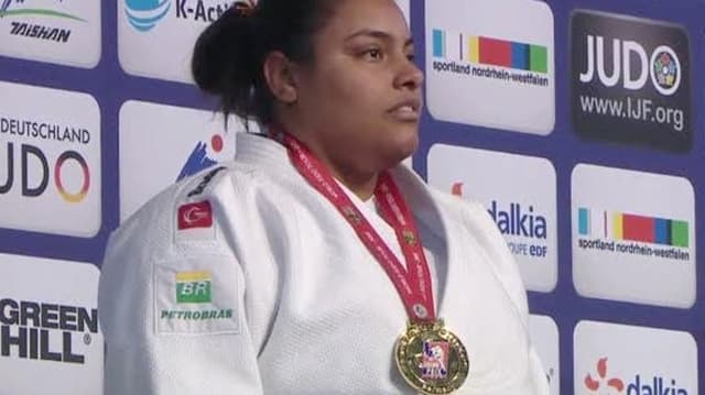 HOME - Maria Suelen é campeã do Grand Prix de Dusseldorf (Foto: Reprodução/IJF)