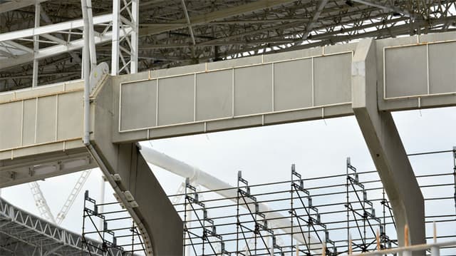 Confira imagens da obra no estádio