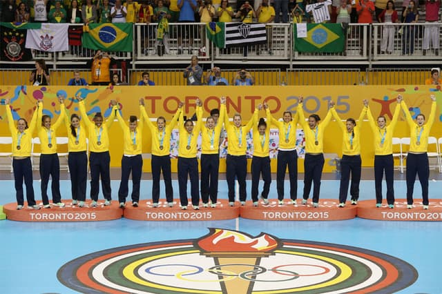 Pan Toronto - Brasil x Argentina Handbol (foto:Eduardo Viana/LANCE!Press)