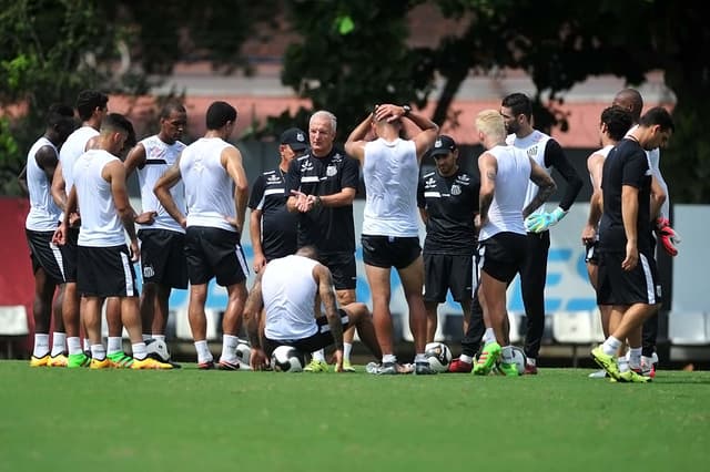 Jogadores do Santos