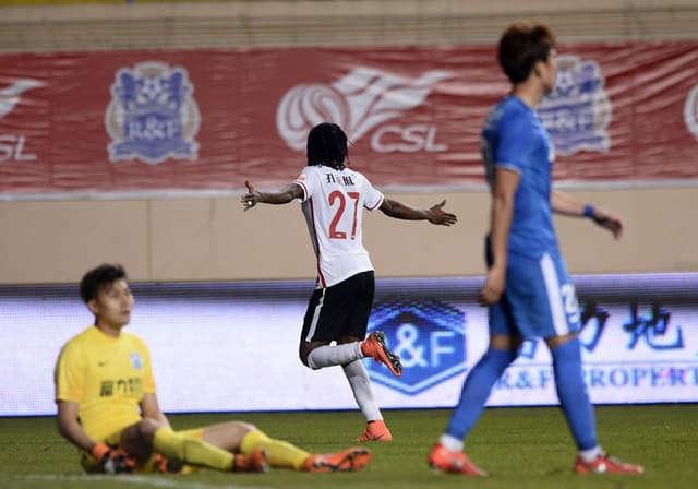 Gervinho marcou o gol da vitória do Hebei Fortune