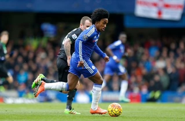 Chelsea x Stoke - Willian (Foto: Divulgação)