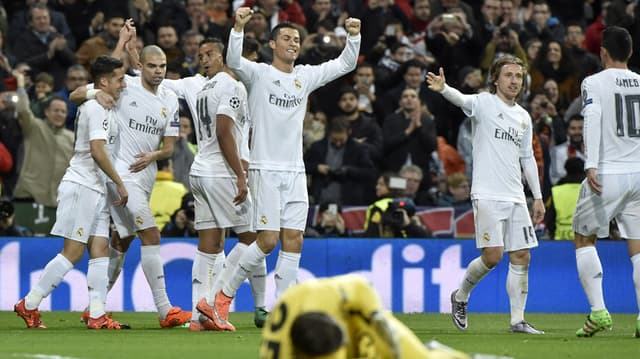 HOME - Real Madrid x Roma - Liga dos Campeões - Gol de Cristiano Ronaldo (Foto: Gerard Julien/AFP)