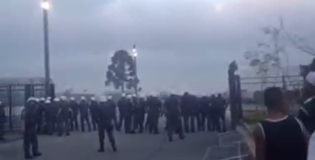 Polícia na Arena Corinthians