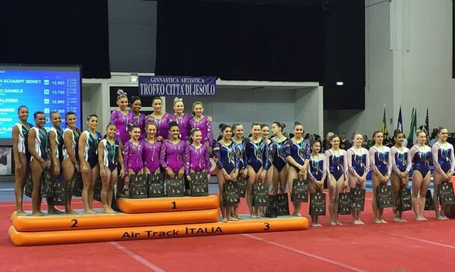 Seleção Feminina de Ginástica, no Trofeo Cittá di Jesolo