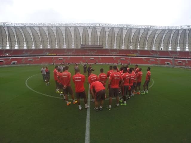 Atividade do Internacional visando Primeira Liga (Foto: Divulgação)