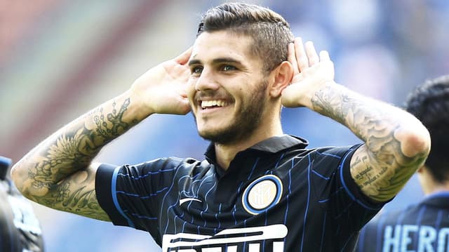 Mauro Icardi, atacante argentino da Internazionale, da Itália